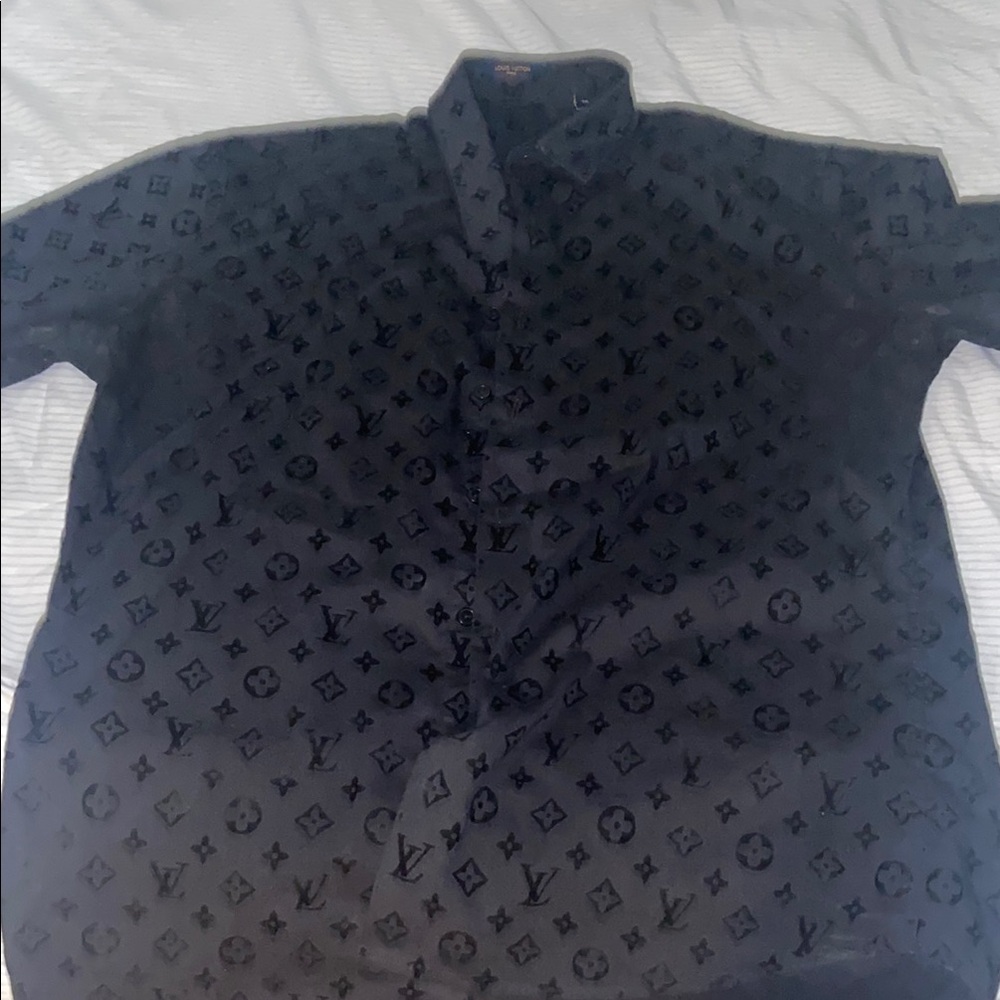 Louis Vuitton Dark Monogram Shirt